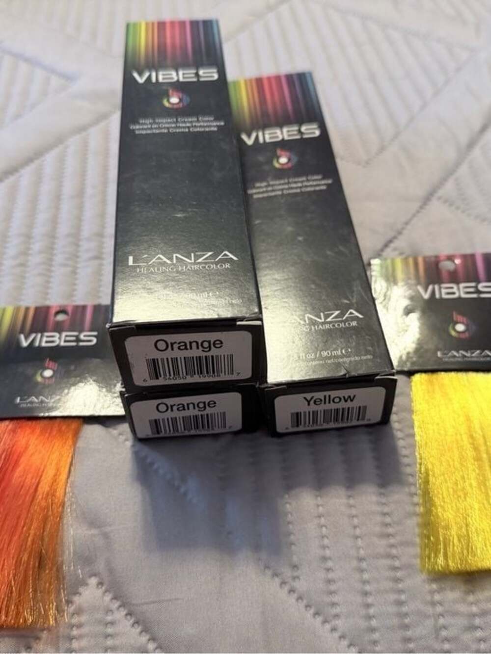 Professional Lanza Haircolor Tubes/ no mixing - Orange & Yellow Shade